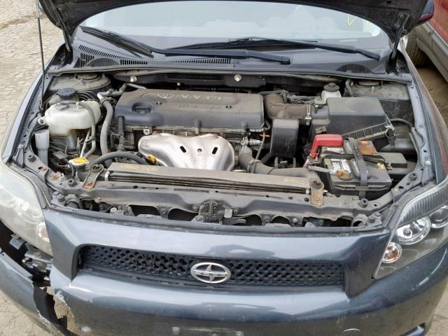 JTKDE167X80267888 - 2008 TOYOTA SCION TC ნაცრისფერი ფოტო 7