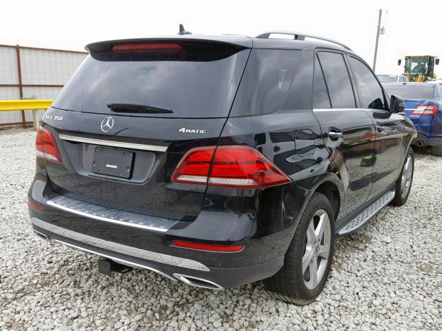 4JGDA5HB3JB144807 - 2018 MERCEDES-BENZ GLE 350 4M BLACK photo 4