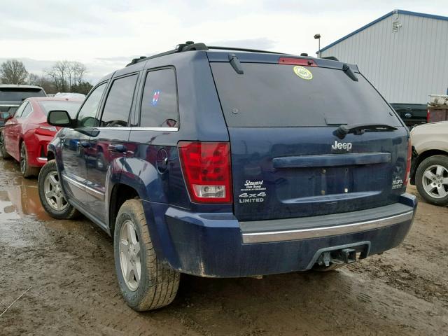 1J4HR58256C116419 - 2006 JEEP GRAND CHER BLUE photo 3