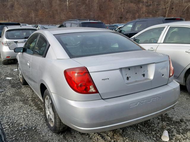 1G8AW12F84Z106055 - 2004 SATURN ION LEVEL GRAY photo 3