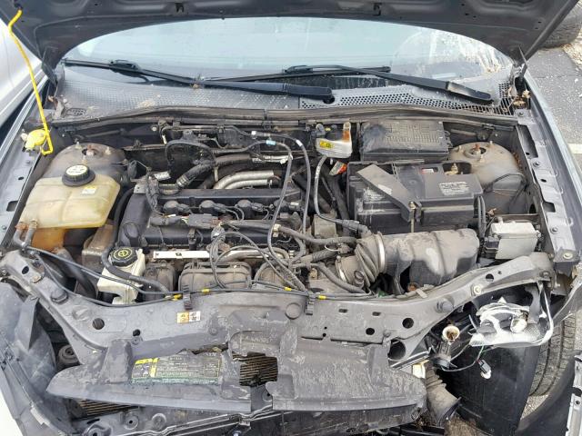 1FAHP34N77W334691 - 2007 FORD FOCUS ZX4 GRAY photo 7