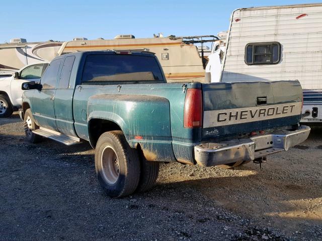 1GBHC39J1TE132168 - 1996 CHEVROLET GMT-400 C3 GREEN photo 3