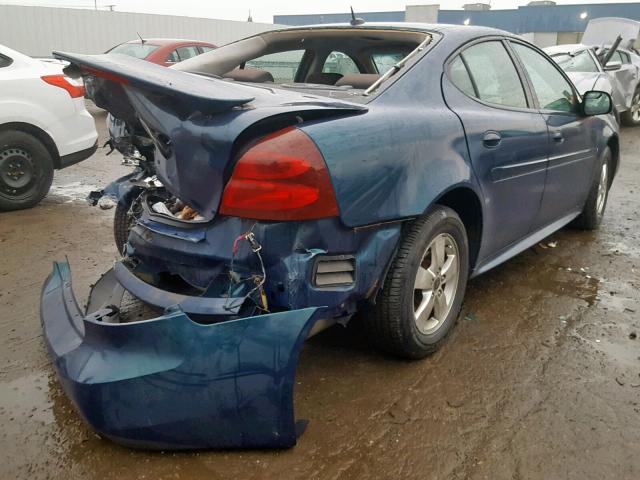 2G2WP582861205222 - 2006 PONTIAC GRAND PRIX GREEN photo 4