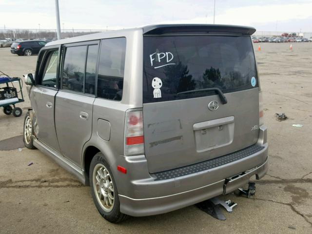 JTLKT324650192361 - 2005 TOYOTA SCION XB Сұр фото 3