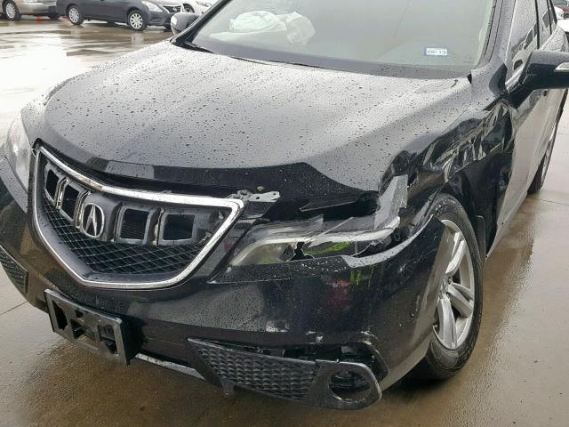 5J8TB3H37EL002830 - 2014 ACURA RDX BASE BLACK photo 9