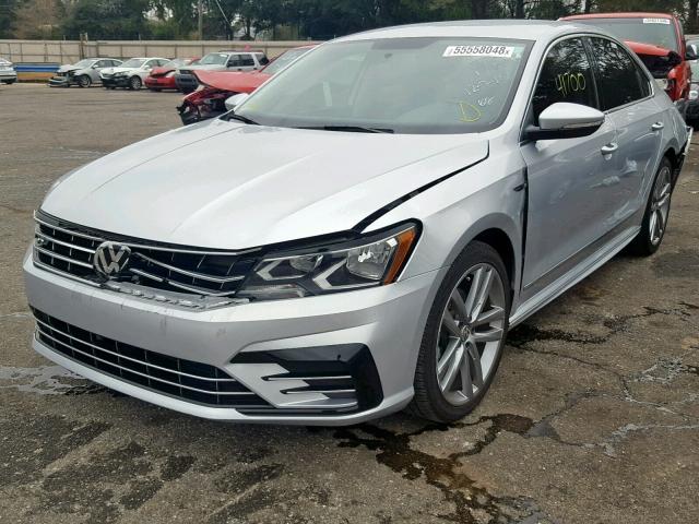 1VWDT7A38HC030025 - 2017 VOLKSWAGEN PASSAT R-L SILVER photo 2