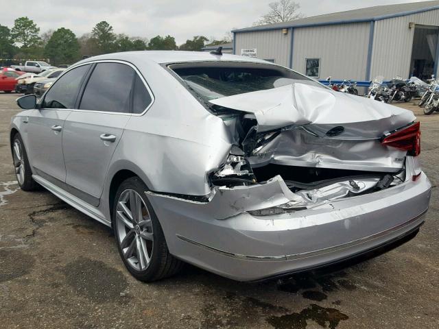 1VWDT7A38HC030025 - 2017 VOLKSWAGEN PASSAT R-L SILVER photo 3