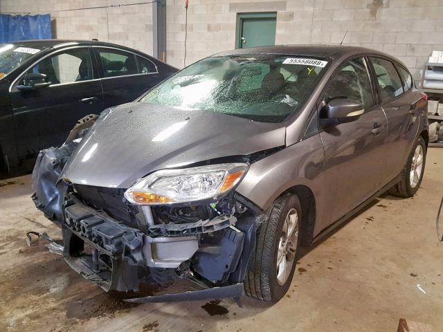 1FADP3K22EL455361 - 2014 FORD FOCUS SE GRAY photo 2