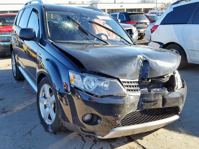 JA4MT41X59Z012224 - 2009 MITSUBISHI OUTLANDER BLACK photo 1