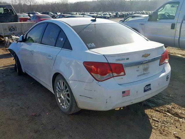 1G1PK5SC2C7152489 - 2012 CHEVROLET CRUZE ECO WHITE photo 3