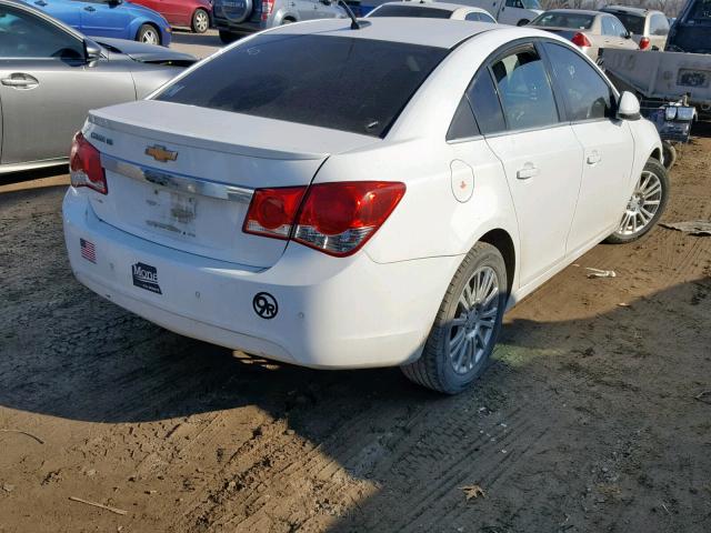 1G1PK5SC2C7152489 - 2012 CHEVROLET CRUZE ECO WHITE photo 4