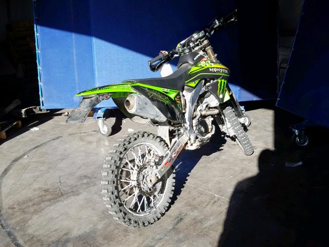 JKAKXMWC49A001148 - 2009 KAWASAKI KX250 W GREEN photo 4