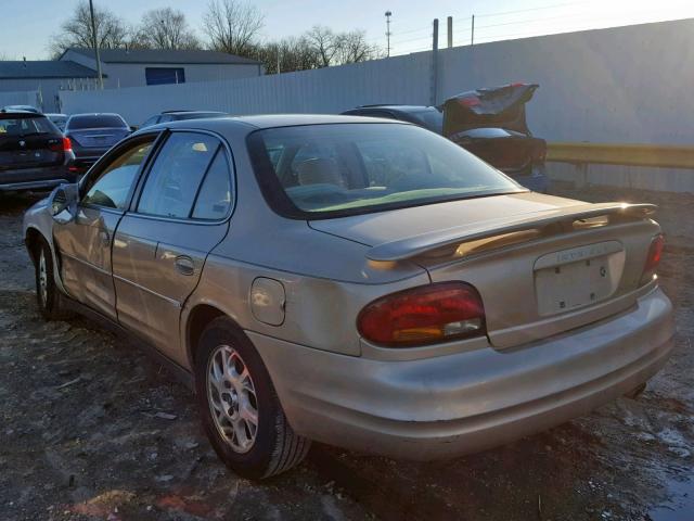 1G3WH52H42F186922 - 2002 OLDSMOBILE INTRIGUE G GOLD photo 3