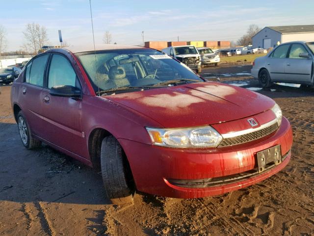 1G8AJ52F94Z224444 - 2004 SATURN ION LEVEL MAROON photo 1