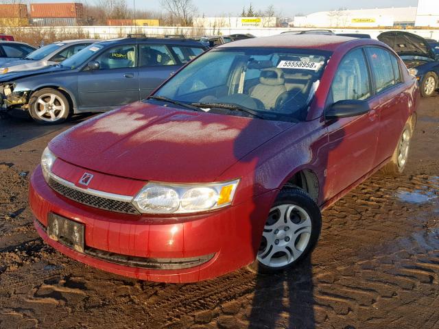 1G8AJ52F94Z224444 - 2004 SATURN ION LEVEL MAROON photo 2