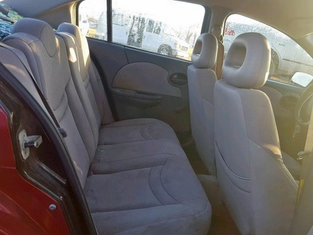 1G8AJ52F94Z224444 - 2004 SATURN ION LEVEL MAROON photo 6