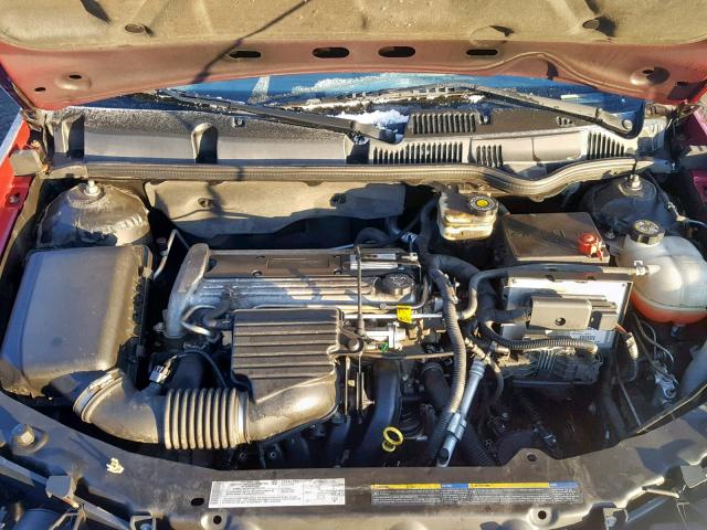 1G8AJ52F94Z224444 - 2004 SATURN ION LEVEL MAROON photo 7