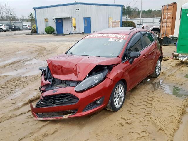 3FADP4EJ2EM150594 - 2014 FORD FIESTA SE RED photo 2