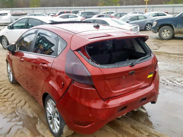 3FADP4EJ2EM150594 - 2014 FORD FIESTA SE RED photo 3