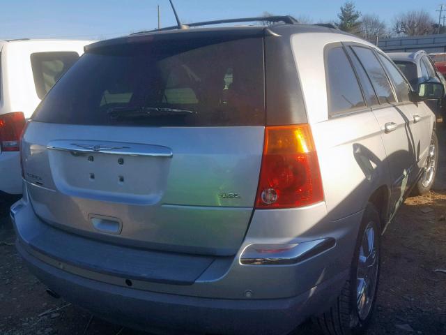 2A8GM68X57R328126 - 2007 CHRYSLER PACIFICA T SILVER photo 4