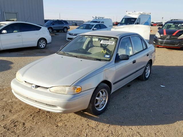 1Y1SK5288XZ401087 - 1999 CHEVROLET GEO PRIZM BEIGE photo 2