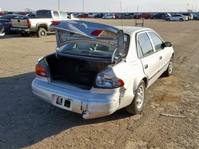 1Y1SK5288XZ401087 - 1999 CHEVROLET GEO PRIZM BEIGE photo 4