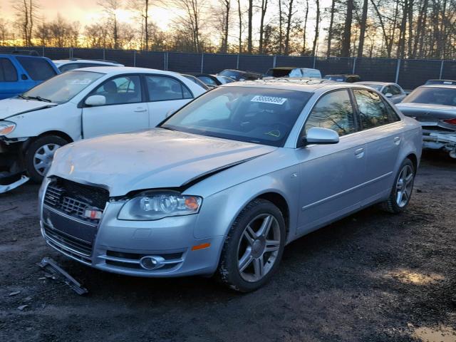 WAUDF78E06A137187 - 2006 AUDI A4 2.0T QU SILVER photo 2