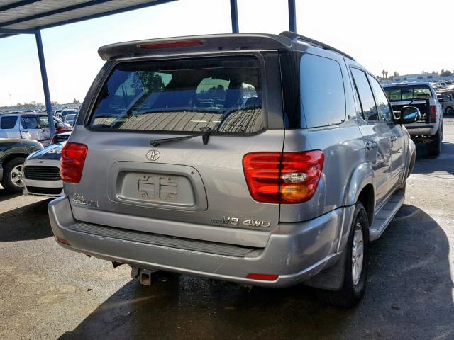 5TDBT48A41S049169 - 2001 TOYOTA SEQUOIA LI SILVER photo 4