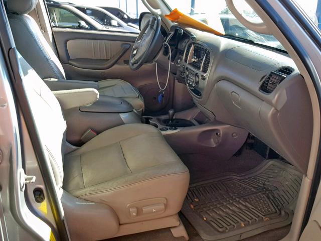 5TDBT48A41S049169 - 2001 TOYOTA SEQUOIA LI SILVER photo 5