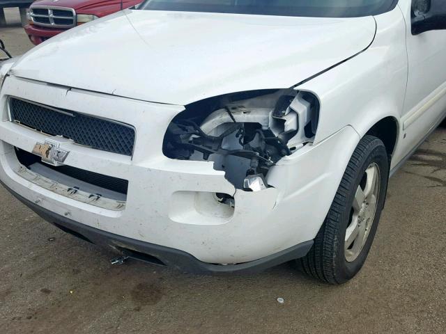 1GNDV33178D135111 - 2008 CHEVROLET UPLANDER L WHITE photo 9