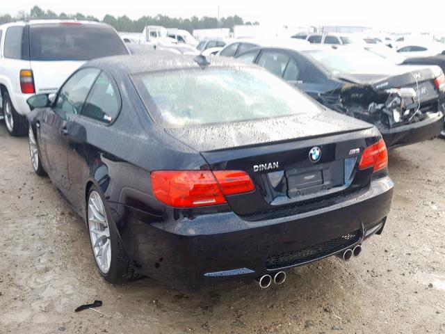 WBSKG9C59DJ594578 - 2013 BMW M3 BLACK photo 3