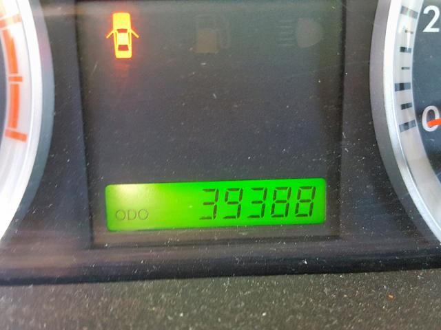 KL1TD66E59B317885 - 2009 CHEVROLET AVEO LS RED photo 8