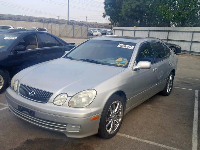 JT8BD69S910137281 - 2001 LEXUS GS 300 SILVER photo 2