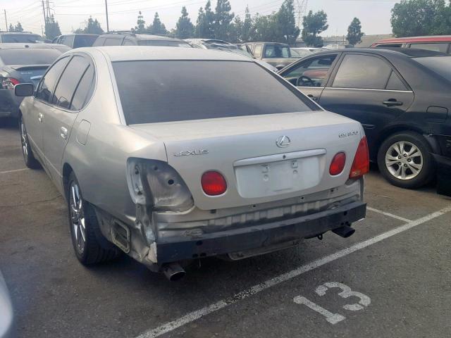 JT8BD69S910137281 - 2001 LEXUS GS 300 SILVER photo 3