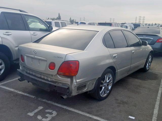 JT8BD69S910137281 - 2001 LEXUS GS 300 SILVER photo 4