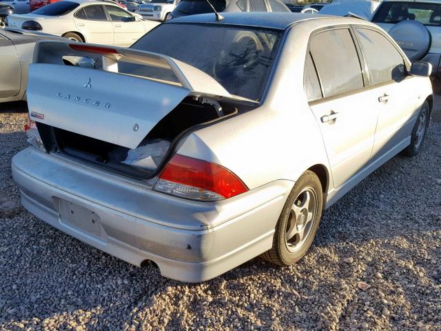 JA3AJ86E33U119417 - 2003 MITSUBISHI LANCER OZ GRAY photo 4