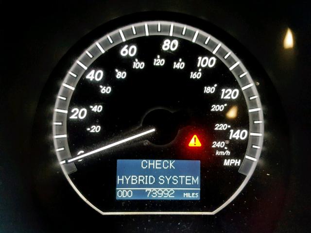 JTJHW31U972032025 - 2007 LEXUS RX 400H BLUE photo 8