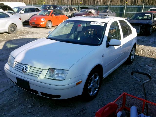 3VWSK69M73M015198 - 2003 VOLKSWAGEN JETTA GLS WHITE photo 2