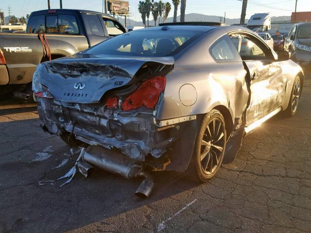 JN1CV6EK8CM421492 - 2012 INFINITI G37 BASE GRAY photo 4