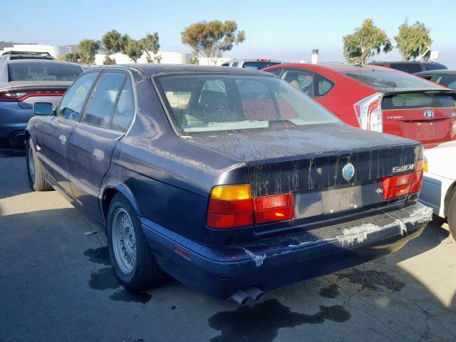 WBAHE6322SGF34311 - 1995 BMW 540 I AUTO BLUE photo 3