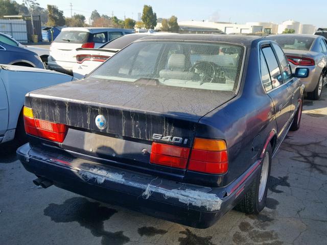 WBAHE6322SGF34311 - 1995 BMW 540 I AUTO BLUE photo 4