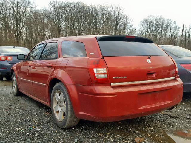 2D4FV47V96H536988 - 2006 DODGE MAGNUM SXT RED photo 3