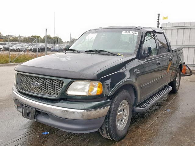 1FTRW07L81KF51028 - 2001 FORD F-150 GREEN photo 2