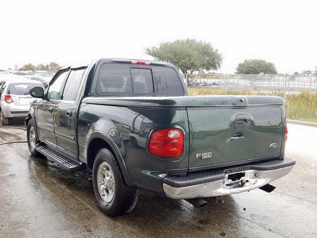 1FTRW07L81KF51028 - 2001 FORD F-150 GREEN photo 3