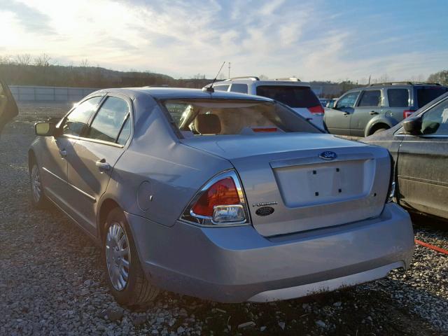 3FAHP06ZX8R156617 - 2008 FORD FUSION S SILVER photo 3