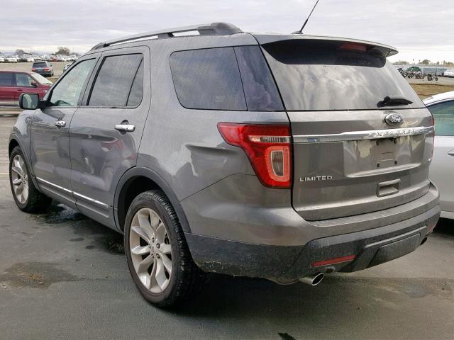 1FM5K8F83DGA12888 - 2013 FORD EXPLORER L BURN photo 3