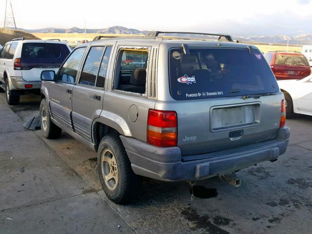 1J4GZ58Y5WC365819 - 1998 JEEP GRAND CHER GRAY photo 3