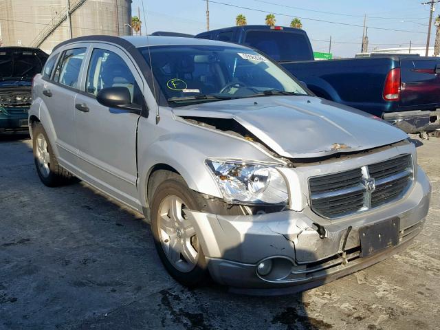 1B3HB48B17D101692 - 2007 DODGE CALIBER SX SILVER photo 1