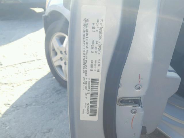 1B3HB48B17D101692 - 2007 DODGE CALIBER SX SILVER photo 10