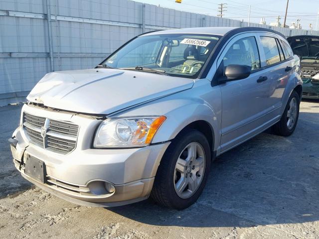 1B3HB48B17D101692 - 2007 DODGE CALIBER SX SILVER photo 2